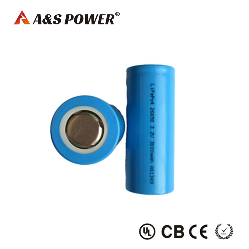 CB Rechargeable 26650 Lifepo4 Battery Cells 3.2V 3Ah Lithium Battery