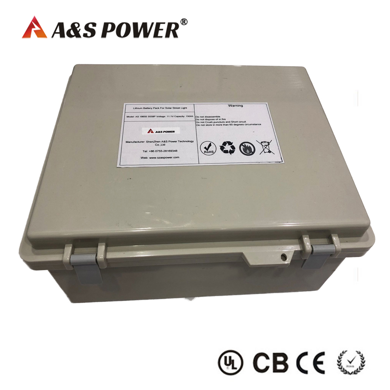 11.1V 150AH 3S58P lithium ion battery