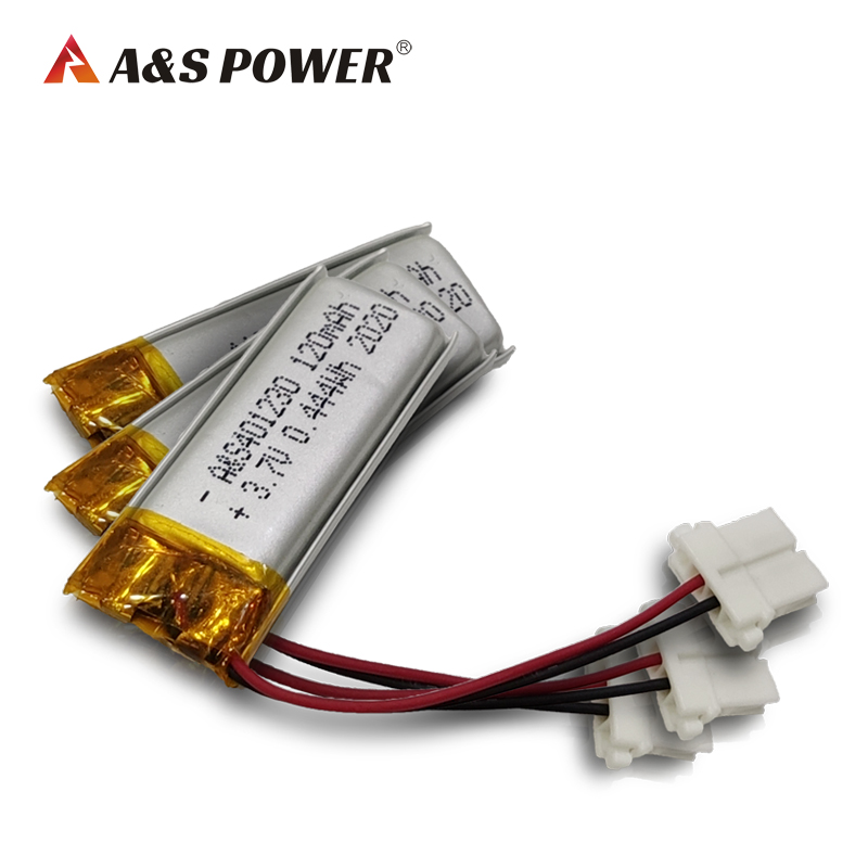 A&S Power 401230 3.7v 120mah Lithium Polymer Battery With CCC Certified
