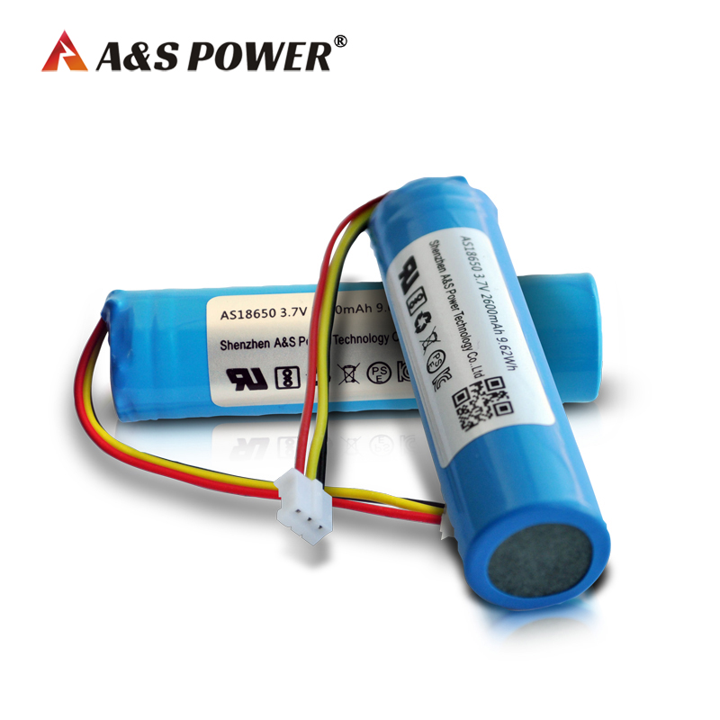 18650 3.7V 2600mAh ion battery with UL2054/CB/KC/BIS certificate | Shenzhen A&S Power battery