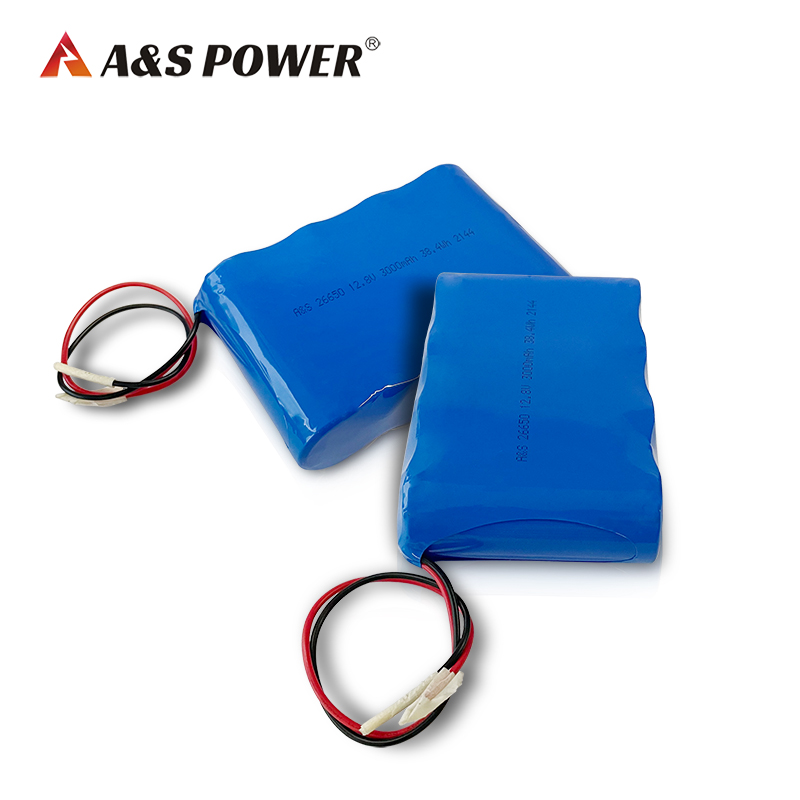 A&S Power 26650 12.8v 3300mah rechargeable Lifepo4 battery 