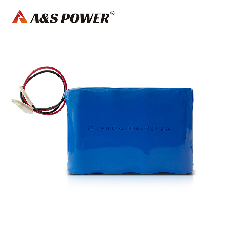 UN38.3 approval 26650 12.8v 3300mah rechargeable Lifepo4 marine battery 