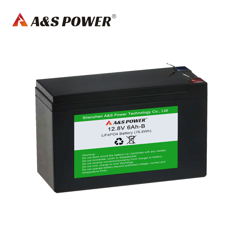 A&S Power 32700 Manufacturer 4s1p Battery 12.8v 6ah Lifepo4 12v for Spotlight/Golf Carts