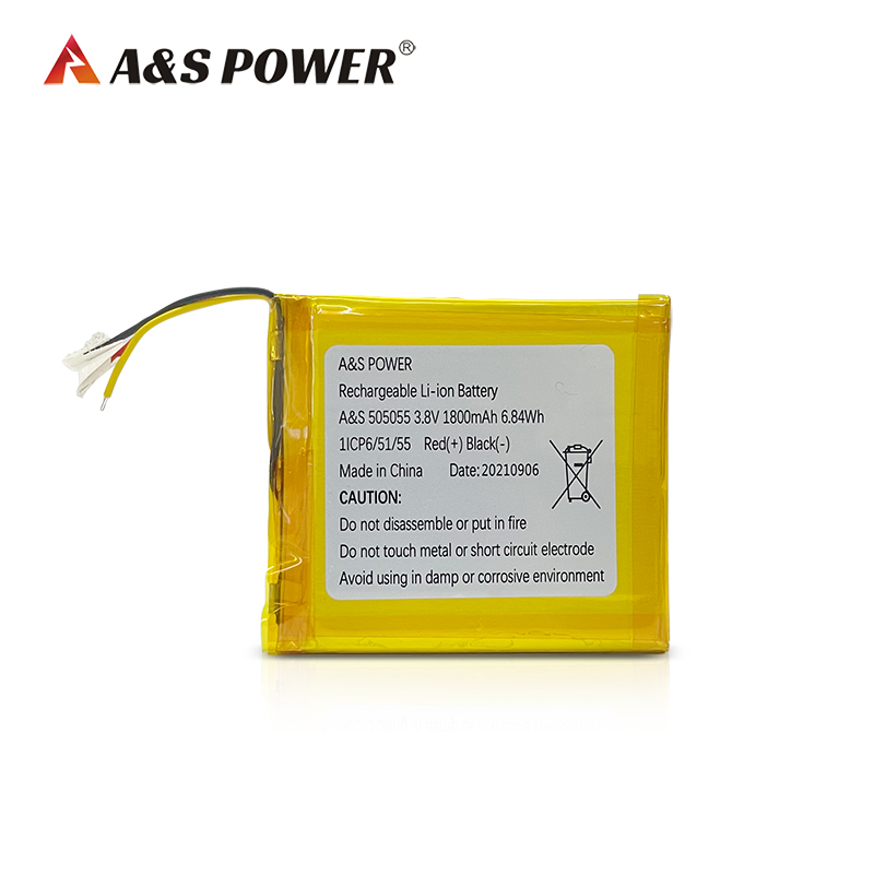 A&S Power 505055 3.8v 1800mah Rechargeable Lipo battery