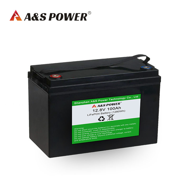 A&S Power 12.8v 100ah Lifepo4 Battery for RV/solar storage/camper/AGV/Golf Cart/Marine/Yacht