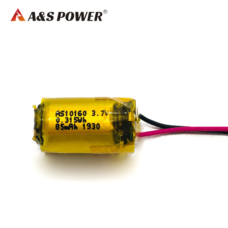 A&S Power 10160 3.7V 85mah Lipo Battery
