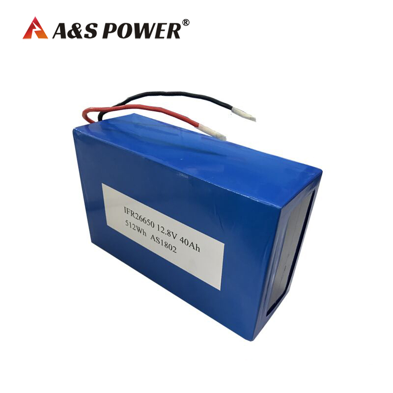 A&S Power 26650 12.8v 40ah lifepo4 battery