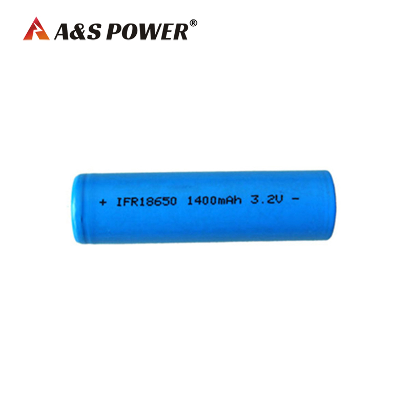 A&S Power 18650 3.2v 1400mah Lifepo4 Battery