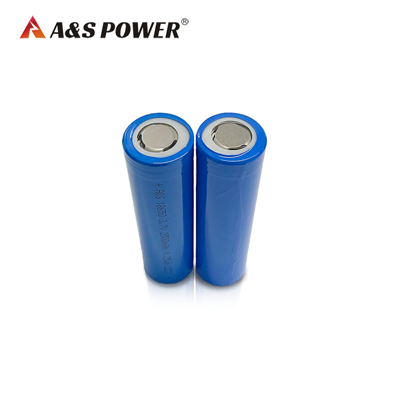 A&S Power 18650 Lithium Ion Battery 3.7V 2500mAh Rechargeable Li Ion Battery Cells