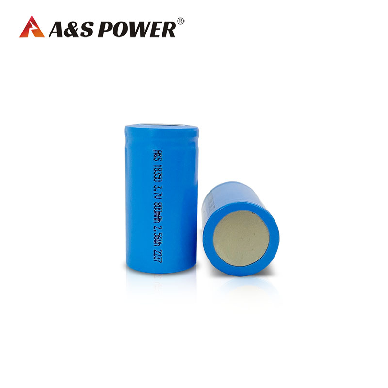 A&S Power 18350 lithium ion battery cell 3.7V 800mAh