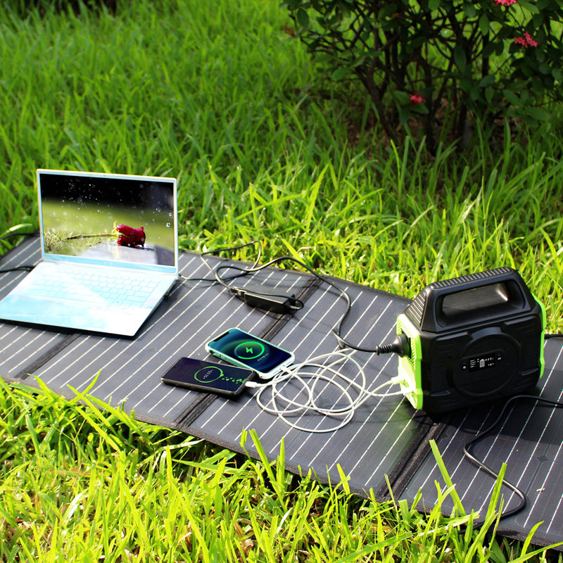 A&S Power Lithium Battery 300w Outdoor multi-function Solar Portable Power Station For Camping/home energy storage