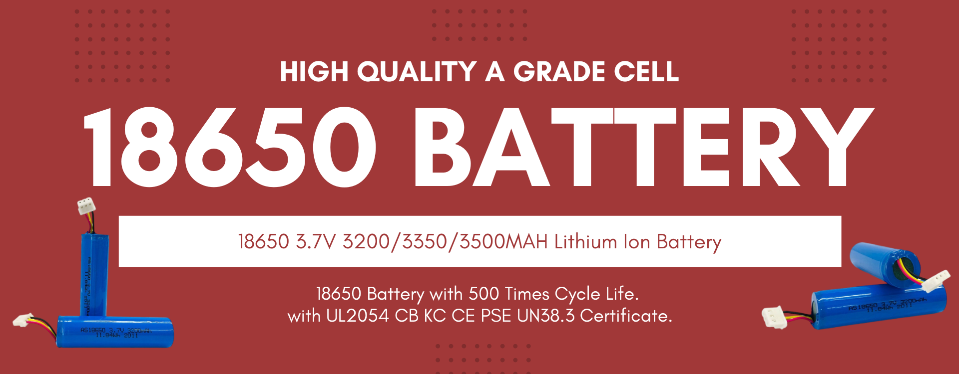 18650 3.7v 3200/3350/3500mAh Lithium Ion Battery Cell 