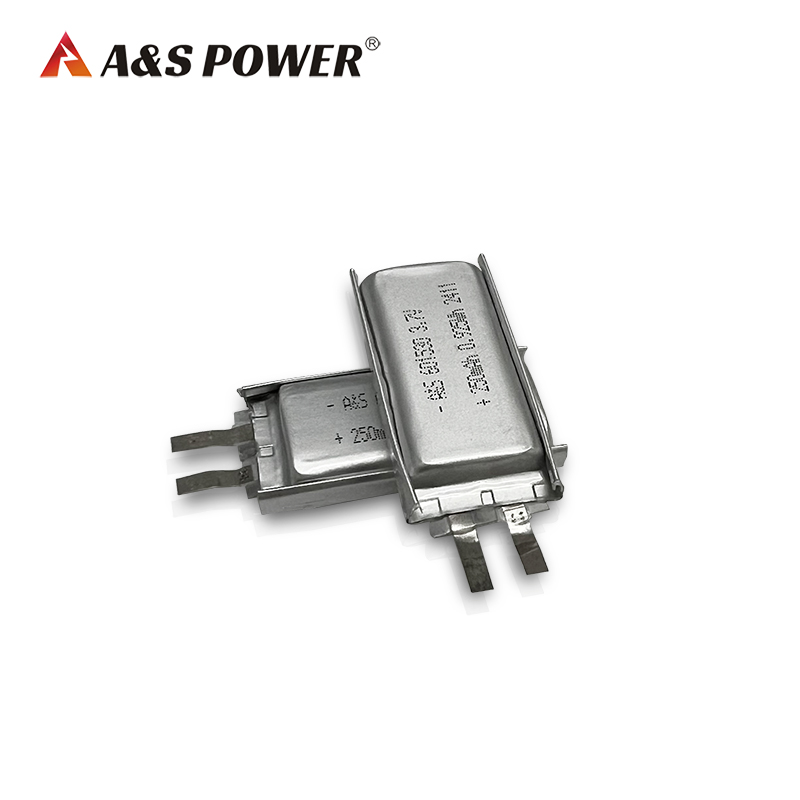 A&S Power 601530 3.7v 250mah Rechargeable Lithium Polymer Battery