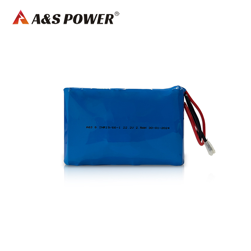A&S Power 18650 Lithium Ion 22.2V 2200mAh Li Ion Battery Pack