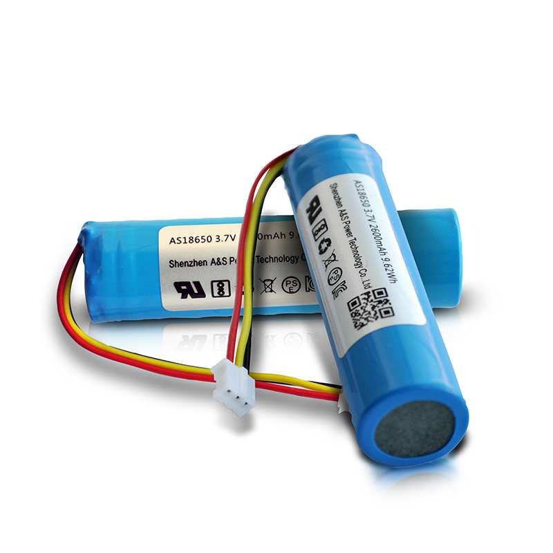 A&S Power Wholesale 18650 3.7V 2600mAh Lithium Ion Battery With UL2054/CB/KC Certificate