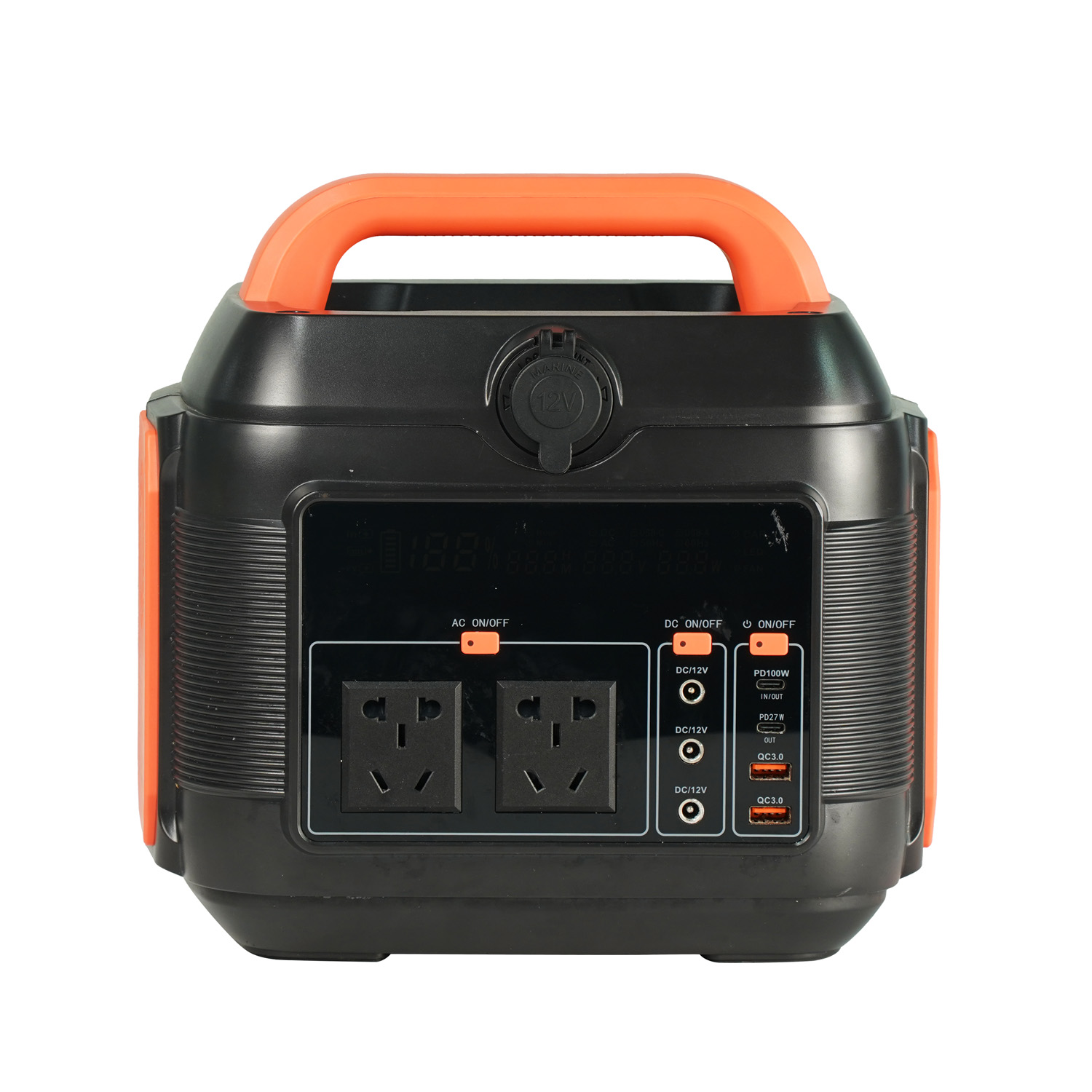 A&S Power Lithium Battery 600w Outdoor multi-function Solar Portable Power Station For Camping