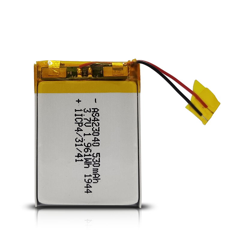 A&S Power UL/IEC62133/ROHS KC Certification 423040 3.7v 530mah lithium polymer battery