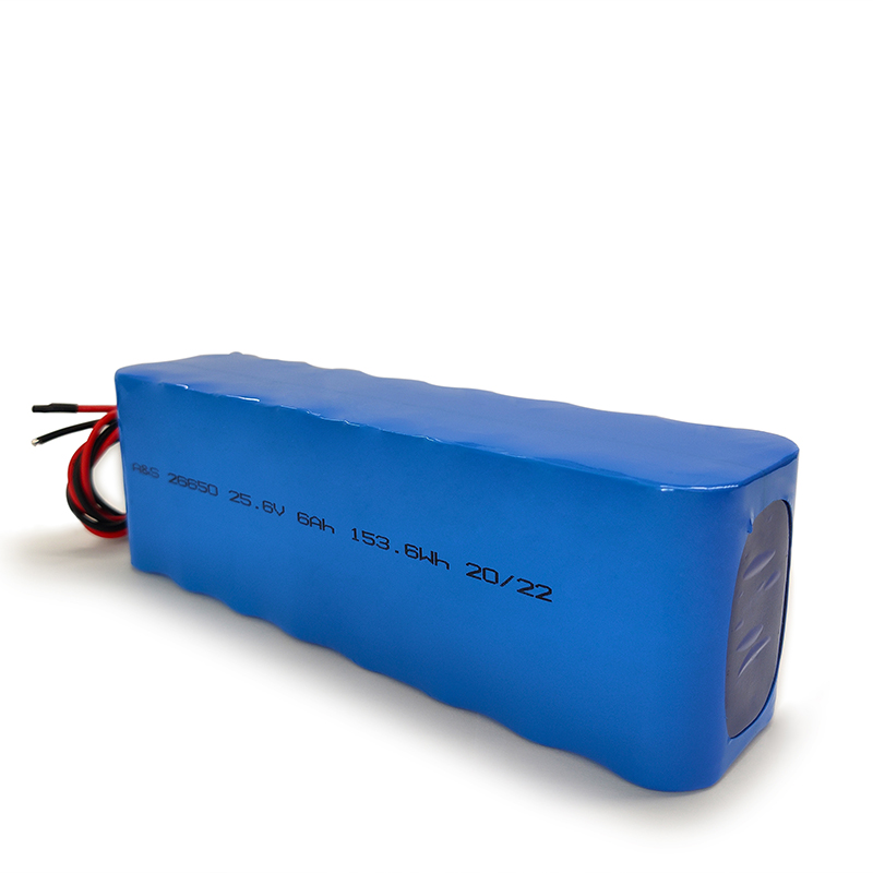 A&S Power IEC62133 certified 25.6V 6Ah LiFePo4 Battery Pack
