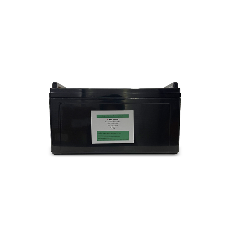 A&S Power 24V 100ah Solar Energy Battery Lithium 25.6v 100ah Lifepo4 Battery Pack With ABS Case