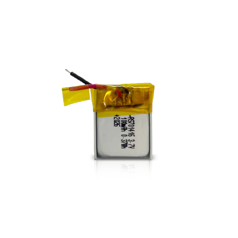 Small 701416 3.7v 100mAh Rechargeable Lithium Polymer Battery With UL1642 For Digital Products