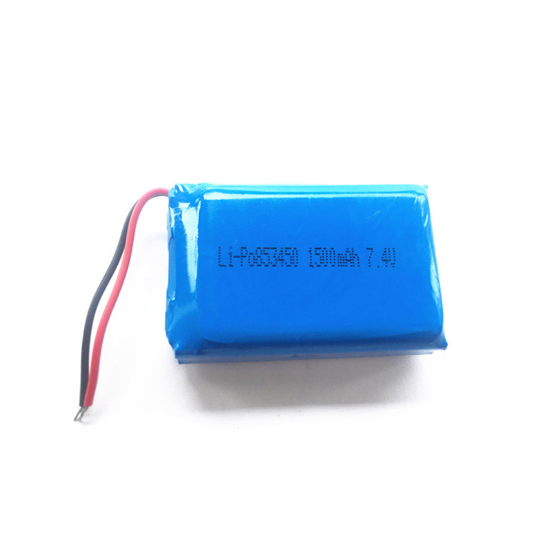 Cutomize Rechargeable Lithium Battery Pack 853450 7.4V 1500mAh Lipo Battery for Heated Gloves