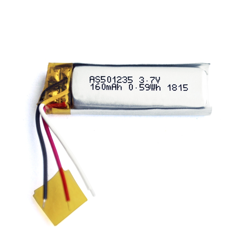 UL CB KC BIS 501235 3.7v 160mah lithium polymer battery