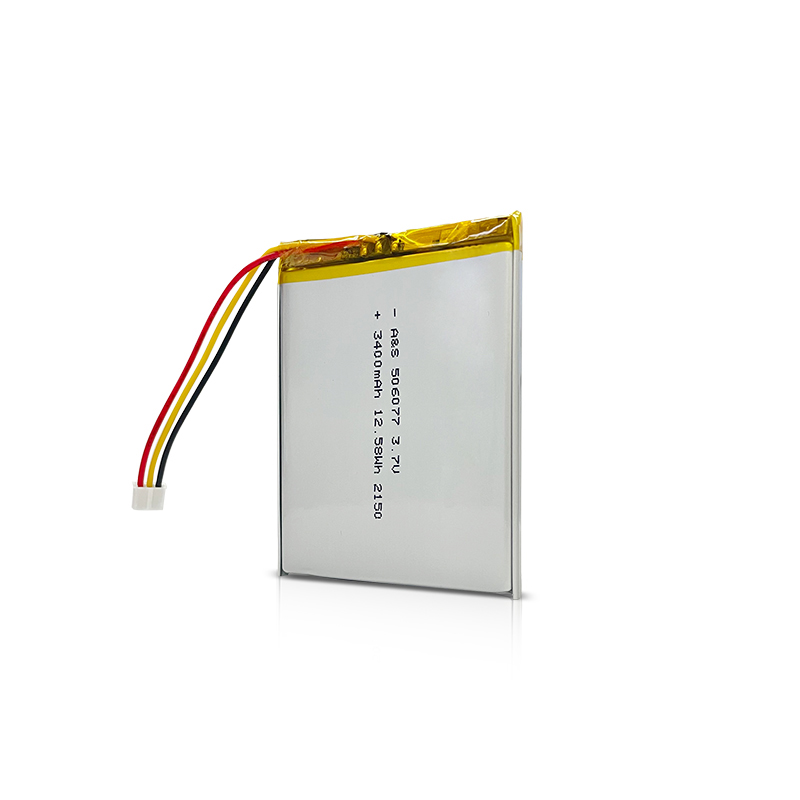 A&S Power CB/UN38.3 Certification 506077 3.7v 3400mah Rechargeable battery Lipo battery