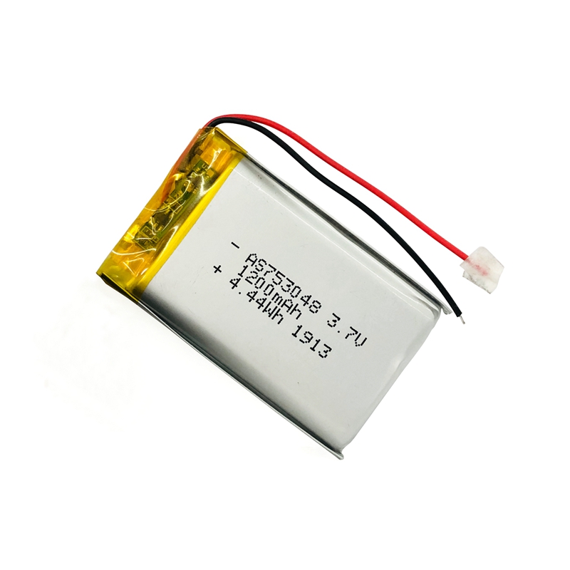 UL KC 753048 3.7V 1200mah lithium polymer battery