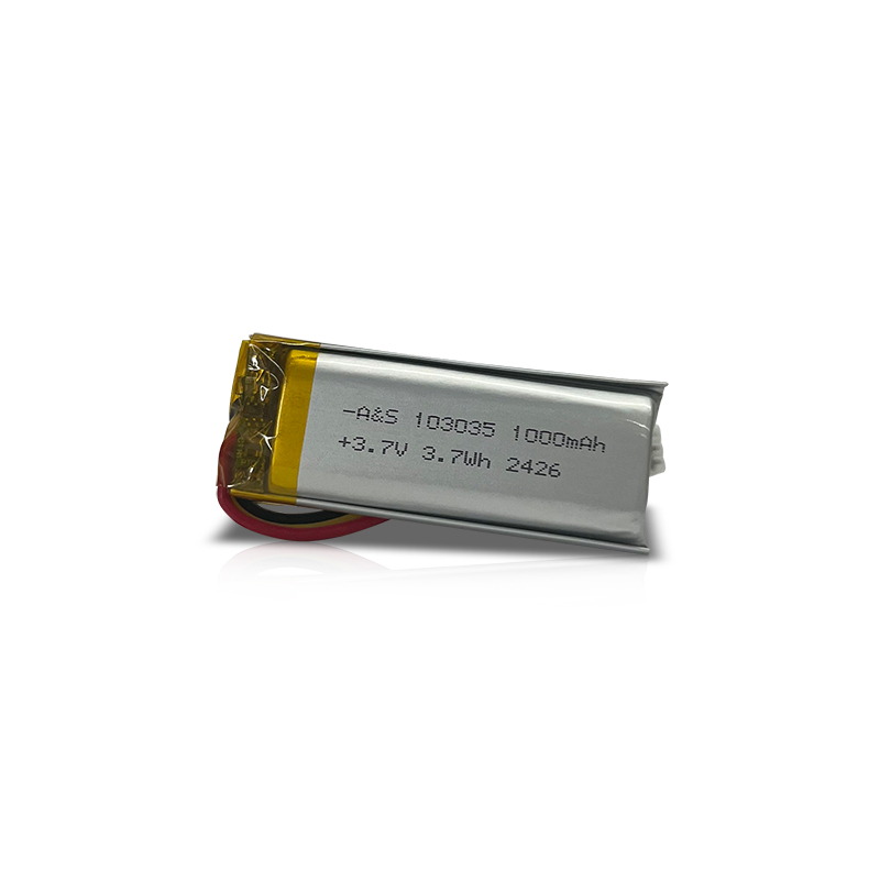 AS103035 3.7V 1000mAh Lithium Polymer Battery with CB/IEC62133/PSE/UN38.3/MSDS Certification